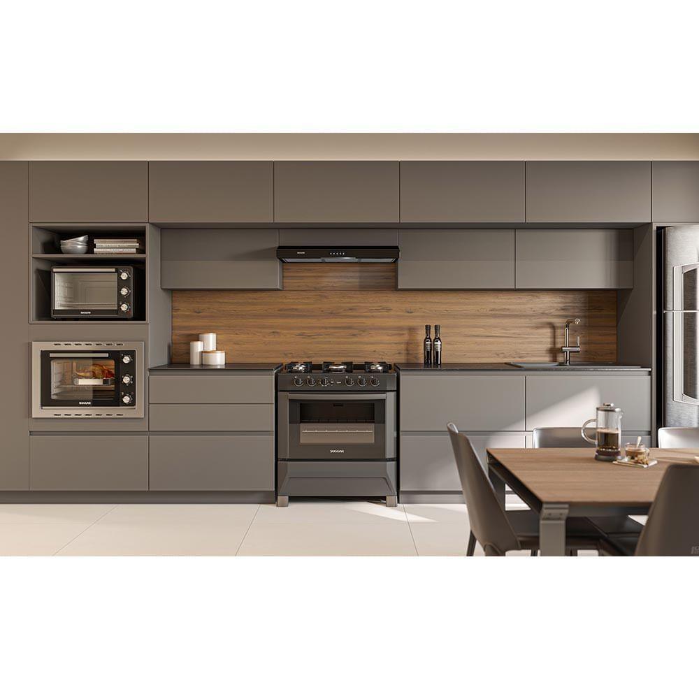 Depurador E Exaustor Slim 80cm Suggar DPS181PT Preto 110V - 5