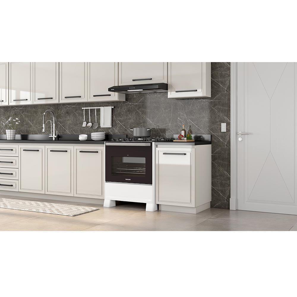 Depurador E Exaustor Slim 80cm Suggar DPS181PT Preto 110V - 6