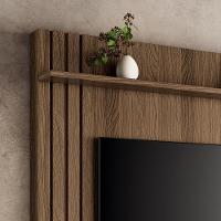 Estante Home Theater Trinus Castanho-off White Para Tv Até 70? - Hb Móveis Castanho-off White - 3