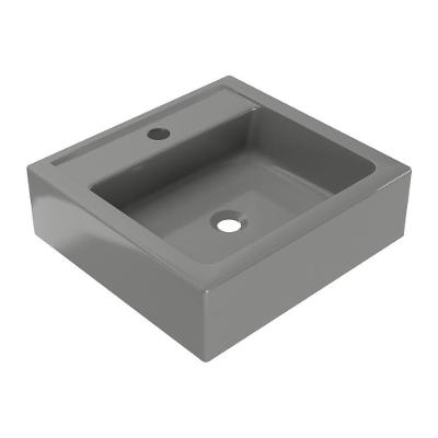 Cuba Sobrepor Banheiro Retangular 40x12x38cm Multimóveis Cr10146 Grafite