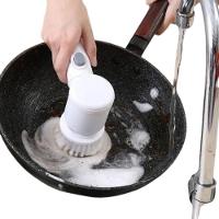 Kit Escova Giratória Multiuso Recarregável Com Usb - Branca - 2