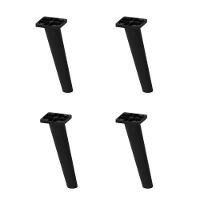 Kit 4 Pés Palito Retrô Para Paneleiro-balcão 70cm-balcão Canto Veneza Multimóveis Mp3077 Preto - 1