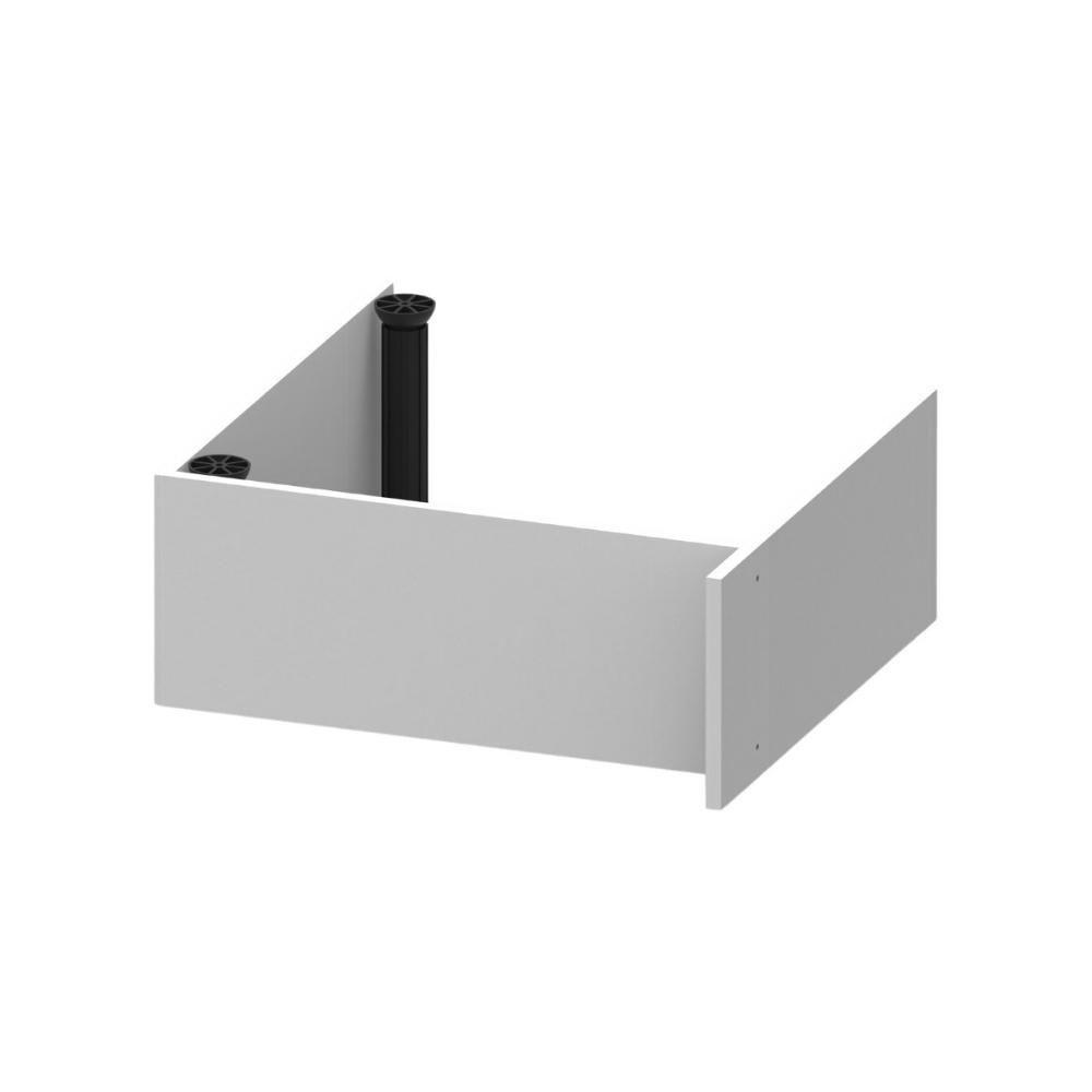 Kit Rodapé Para Balcão Cozinha De Canto Veneza Com Pés Multimóveis Mp3745 Branco - 1