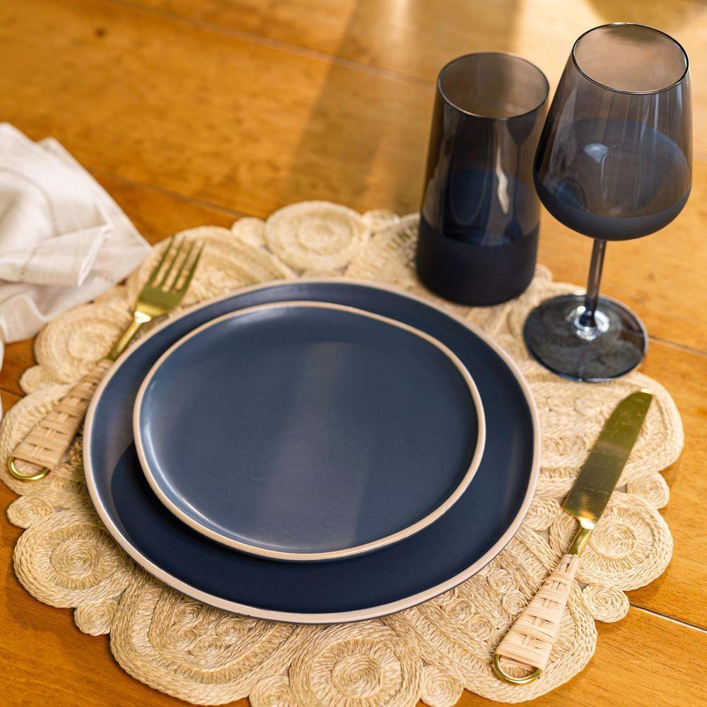 Taça Copa E Cia Duo 490ml Em Vidro Azul Navy - 5