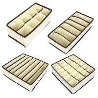 Kit 4 Organizadores De Gaveta Cueca Meia Sutiã Calcinha Para Guarda Roupa E Armário - 1