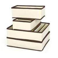 Kit 4 Organizadores De Gaveta Cueca Meia Sutiã Calcinha Para Guarda Roupa E Armário - 6