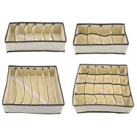 Kit 4 Organizadores De Gaveta Cueca Meia Sutiã Calcinha Para Guarda Roupa E Armário - 7