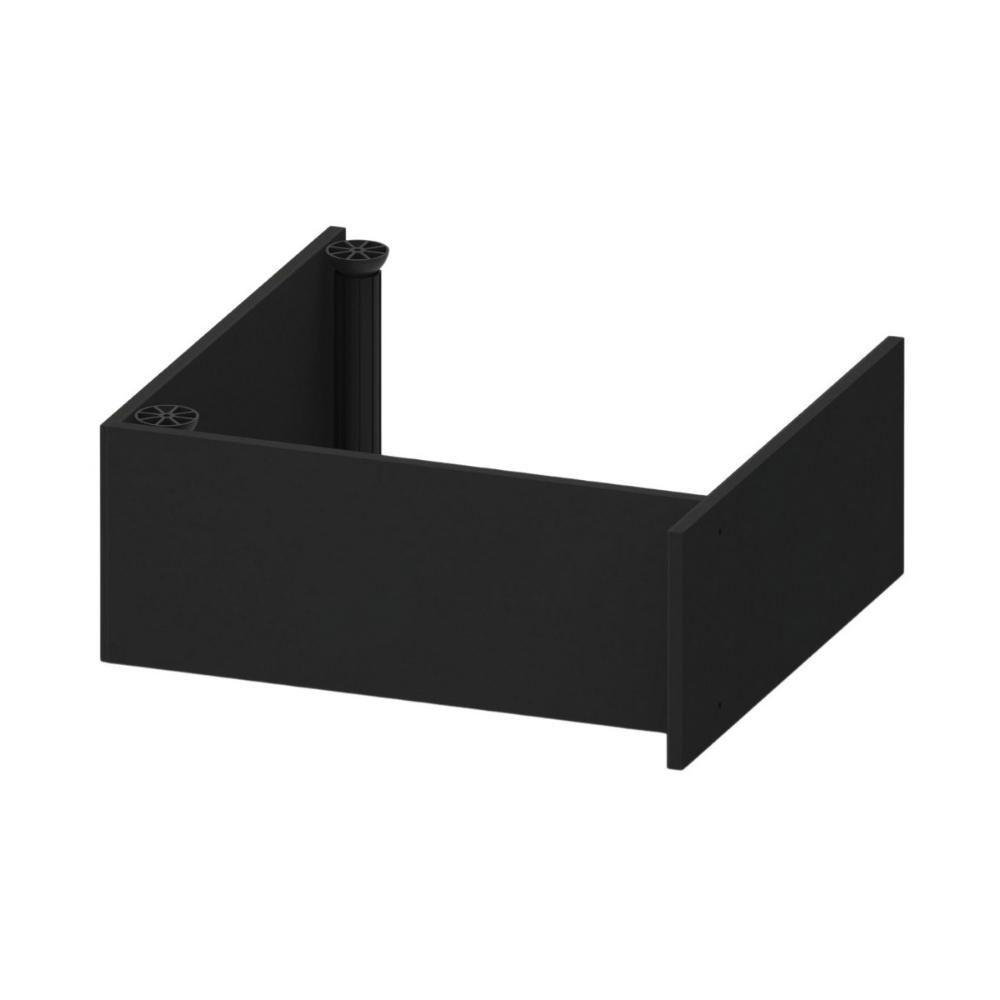 Kit Rodapé Para Balcão Cozinha De Canto Veneza Com Pés Multimóveis Mp3745 Preto - 1