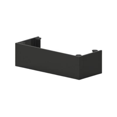 Kit Rodapé Para Paneleiro 62cm Veneza Com Pés Multimóveis Mp3747 Preto