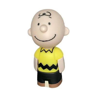 Luminária 3d Charlie Brown Snoopy Luz Difusa Decoração Criativa
