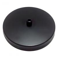 Kit/10 Canopla Lustre Pendente Cilíndrica Vivare Md-1004 11x1,2cm Preto - 3