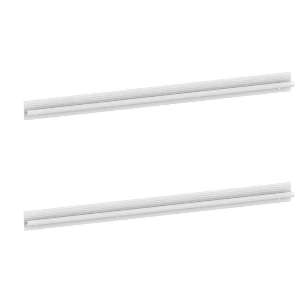 Kit 2 Puxadores 68,6cm Para Balcão Cozinha 70cm Veneza Multimóveis Mp3082 Branco - 1