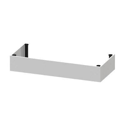 Kit Rodapé Para Balcão Cozinha 105cm Veneza Com Pés Multimóveis Mp3753 Branco