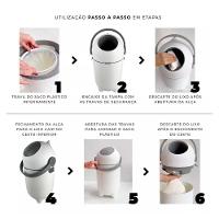 Lixeira Antiodor Para Fraldas - Organize E Facilite A Higiene Do Seu Bebê! - 3