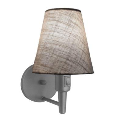 Lustre Pendente Quadrado Vivare Md-4006 Cúpula Em Tecido 21/50x50cm - Bivolt Cinza-rustico-cinza 110v/220v