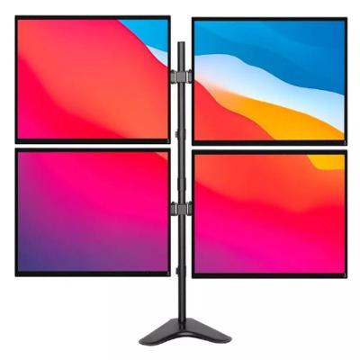 Suporte 4 Monitores Articulado Profissional Ajustavel Ergonomico Home Office 15 A 32 Polegadas 40kg