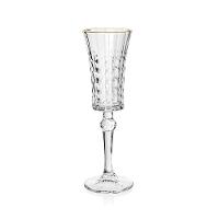 Taça Copa E Cia Vitreo Com Filete Dourado Espumante 120 Ml - 1