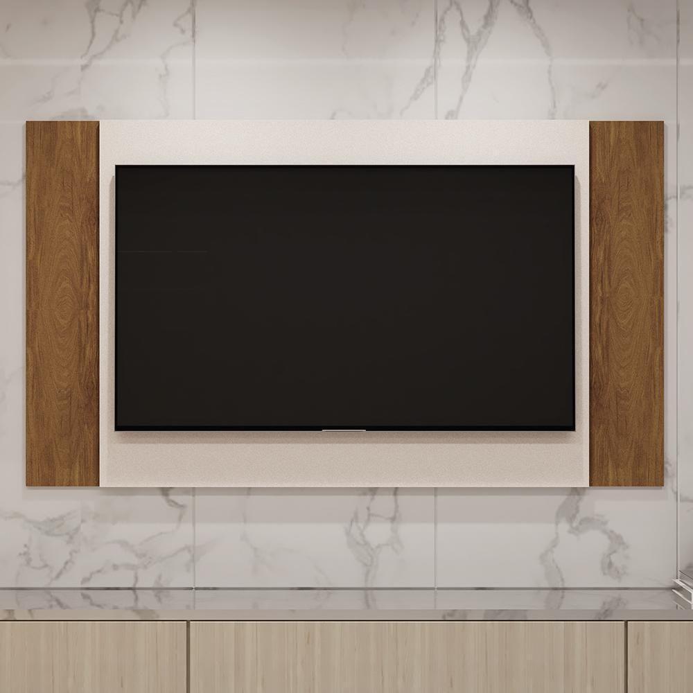 Painel Extensível Fresno Pérola Metalizado-amêndoa Para Tv Até 60? - Mobler Pérola Metalizado-amêndoa - 2