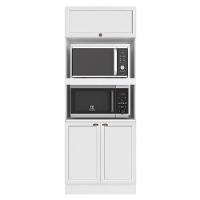 Torre Quente Unna 2 Fornos Branco - Poliman Móveis Branco - 1