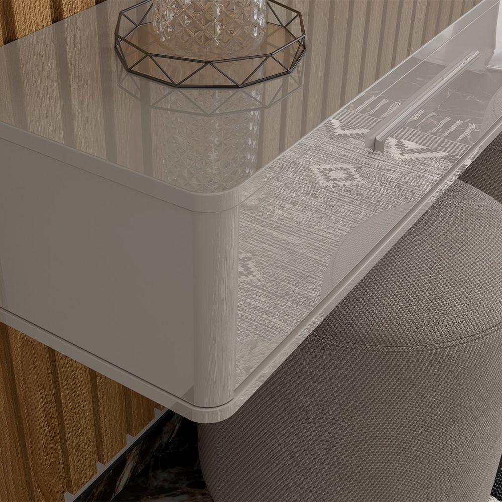 Rack Bancada Suspensa Para Tv De Até 75 3 Portas Bela 2.2 Off White - 5