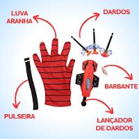 Luva Lança Dardo Teia Brinquedo Infantil Homem Aranha - 3