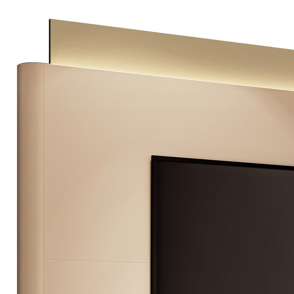 Painel Suspenso Nobre Off White-champanhe Para Tv Até 85 - Hb Móveis Off White-champanhe - 3