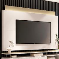 Painel Suspenso Nobre Off White-champanhe Para Tv Até 85 - Hb Móveis Off White-champanhe - 2