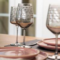 Taça Copa E Cia Geo 490ml Em Vidro Fumê - 2