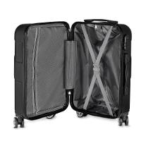 Mala Média Para 52l Easy Travel Rodas 360° Branca - 2