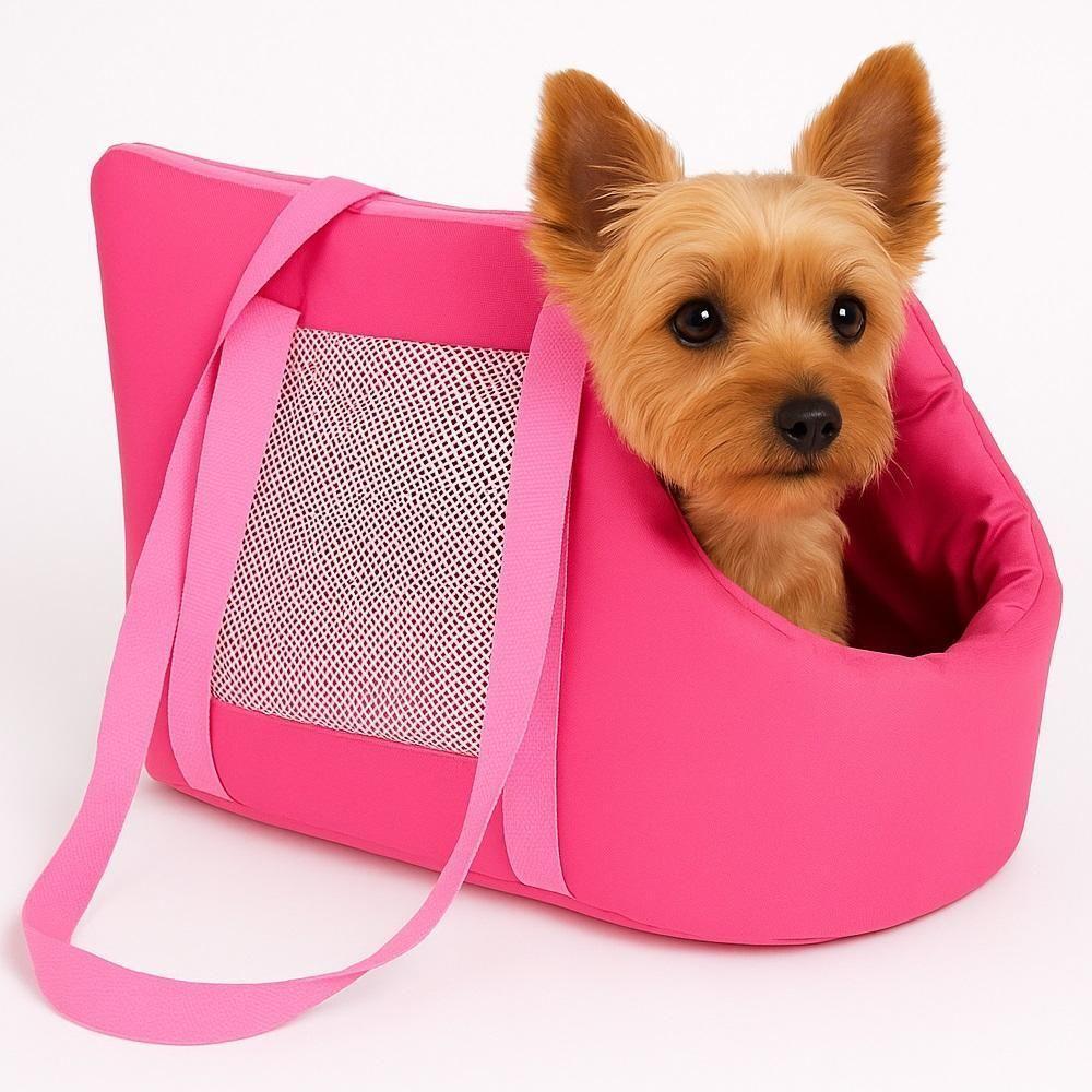 Mala Transporte Pet Dobrável Mochila Rosa Gato Cão Gatinho Carro Passeio Bolsa Compacta Viagem - 2