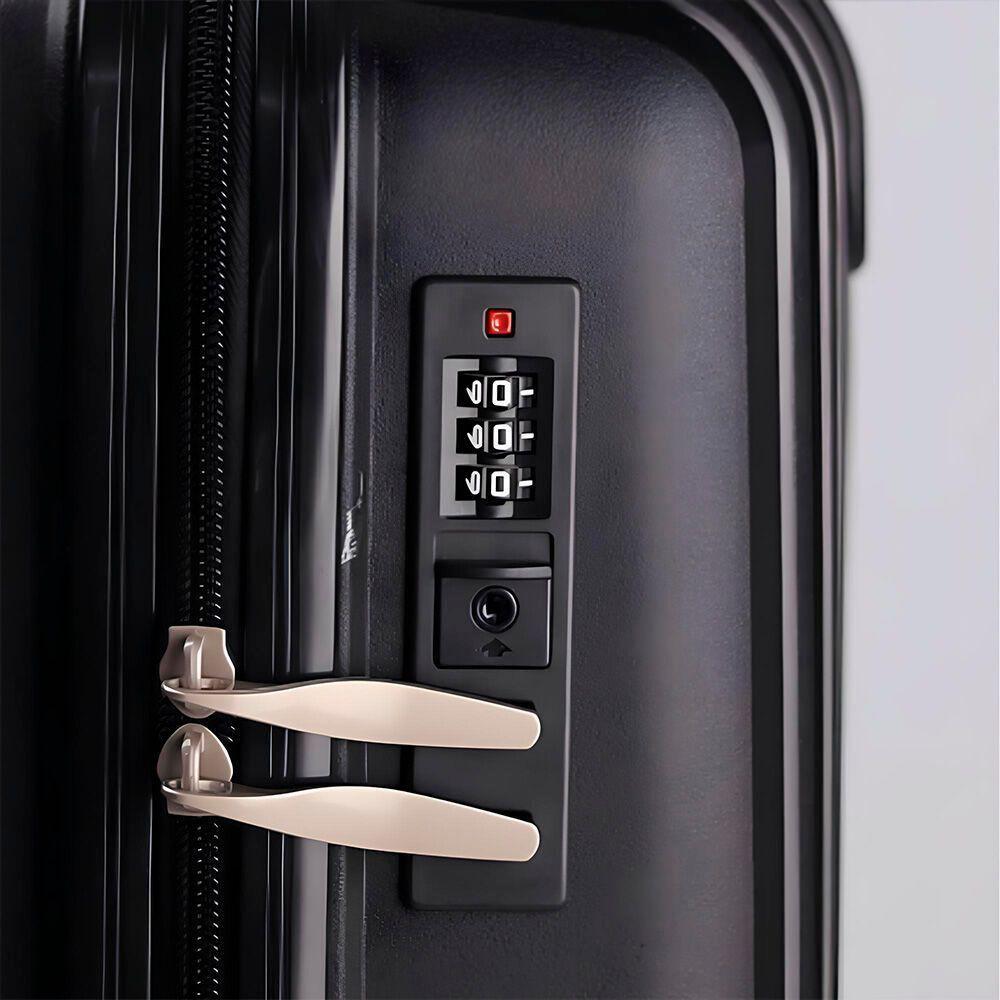 Mala Executiva Compacta Azul 34l Com Cadeado De Segurança Para Viagem - 2