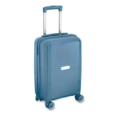 Mala Executiva Compacta Azul 34l Com Cadeado De Segurança Para Viagem