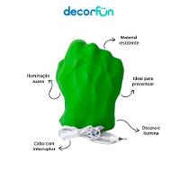 Luz Led Hulk - A Decoração Geek Perfeita Para Os Fãs Da Marvel!