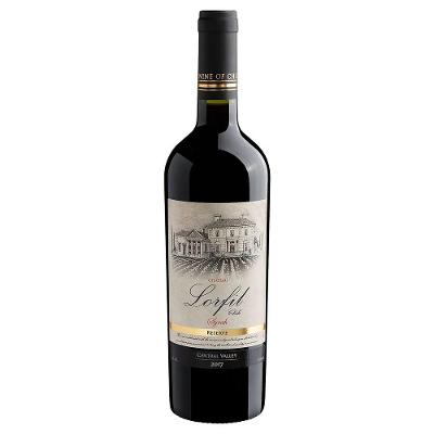 Vinho Tinto Chileno Cháteu Lorfil Syrah 2017 Garrafa De Vidro 750ml