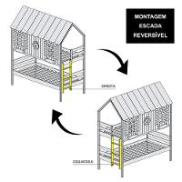 Treliche Casinha Bela Com Coração Madeira Maciça Branco/rosa/verde Housin - 6