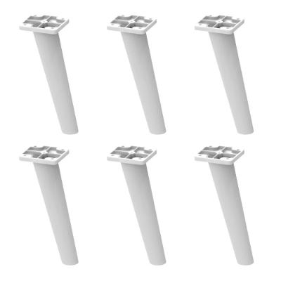Kit 6 Pés Palito Retrô Para Balcão De Cozinha 150cm Veneza Multimóveis Mp3084 Branco