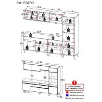 Cozinha Completa Veneza Gw Fg3715 Com Armário E Balcão Branca - 6