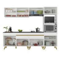 Cozinha Completa Veneza Gw Fg3715 Com Armário E Balcão Branca - 9