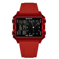 Relógio Analógico Digital 6273 Luminoso À Prova Da Água Sanda Vermelho - 1