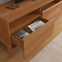 Rack Bancada Para Tv De Até 70 1 Porta 2 Gavetas 1.9 Elisa Jequitiba - 2