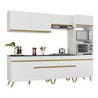 Cozinha Completa Veneza Gw Fg3713 Com Armário E Balcão Branca - 1