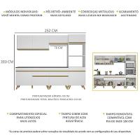 Cozinha Completa Veneza Gw Fg3713 Com Armário E Balcão Branca