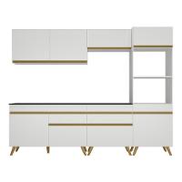 Cozinha Completa Veneza Gw Fg3713 Com Armário E Balcão Branca - 5