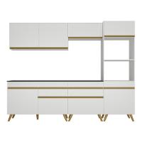 Cozinha Completa Veneza Gw Fg3713 Com Armário E Balcão Branca - 6