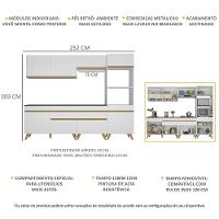 Cozinha Completa Veneza Gw Fg3713 Com Armário E Balcão Branca - 10
