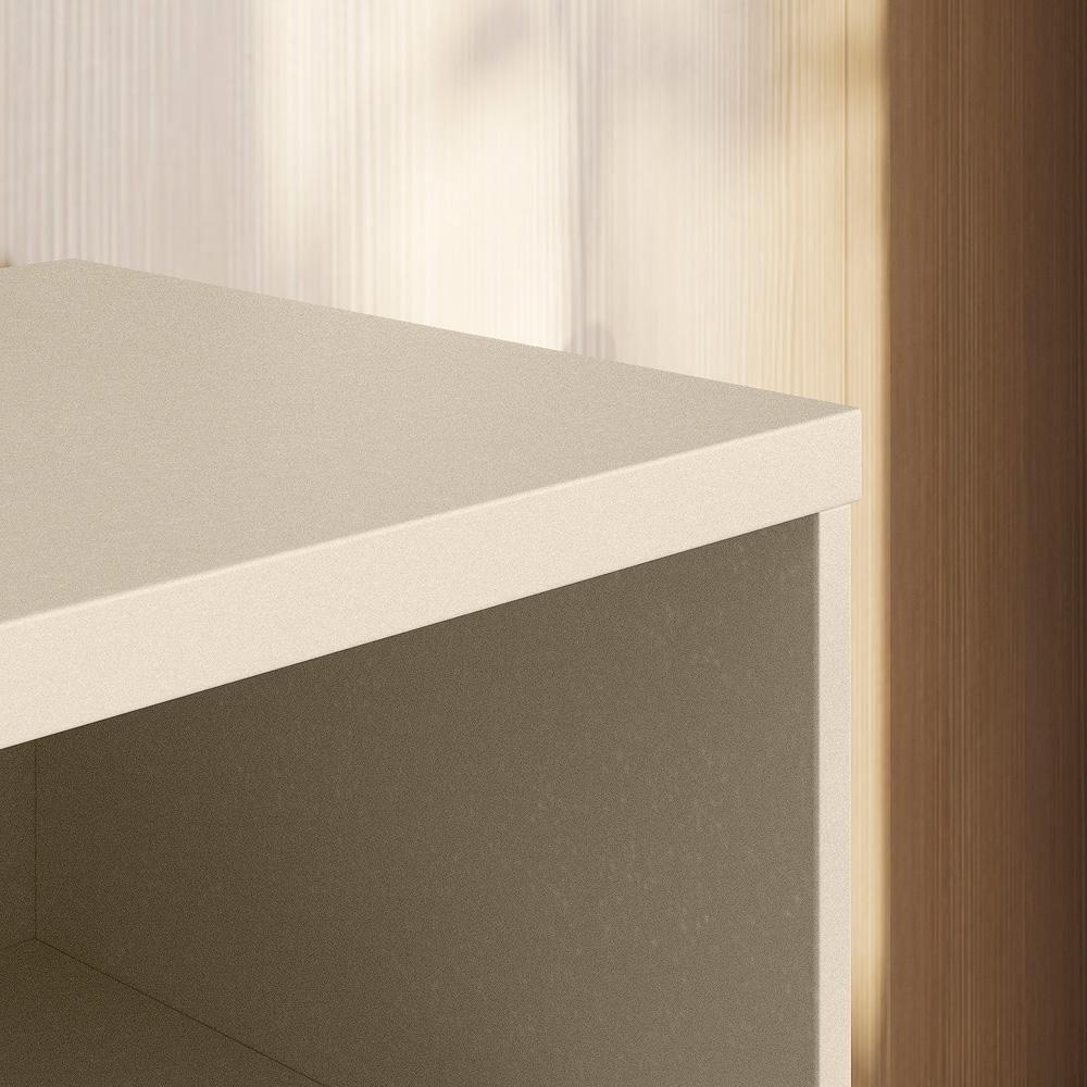 Rack Bancada New Aurora 188cm Pérola Metalizado-cinamomo Mel Para Tv Até 75 - Mobler Pérola Metalizado-cinamomo Mel - 7