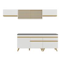 Cozinha Completa Veneza Gw Fg3710 Com Armário E Balcão Branca - 5