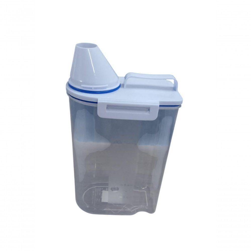 Pote Hermético Multiuso Com Dosador 2kg Guarda Sabão Em Pó - 4