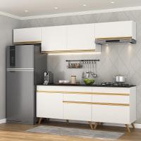 Cozinha Completa Veneza Gw Fg3708 Com Armário E Balcão Branca - 6