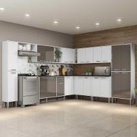 Cozinha Completa Xangai Pop Fg3285 Com Armário E Balcão Branca/lacca Fumê - 6